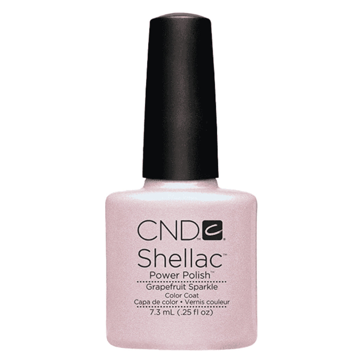 CND SHELLAC™ Grapefruit Sparkle Gel Polish 7.3ml – HEMA & TPO Free bottle on white background
