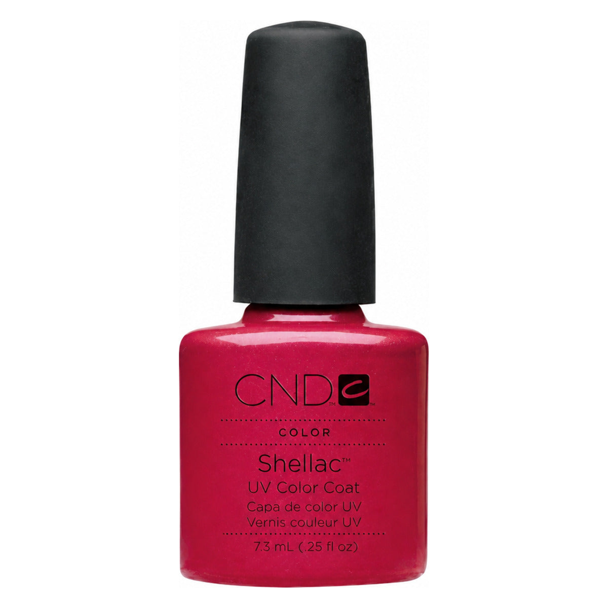CND SHELLAC™ Hot Chillis Gel Polish 7.3ml bottle on white background