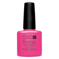 CND SHELLAC™ Hot Pop Pink Gel Polish 7.3ml bottle on white background