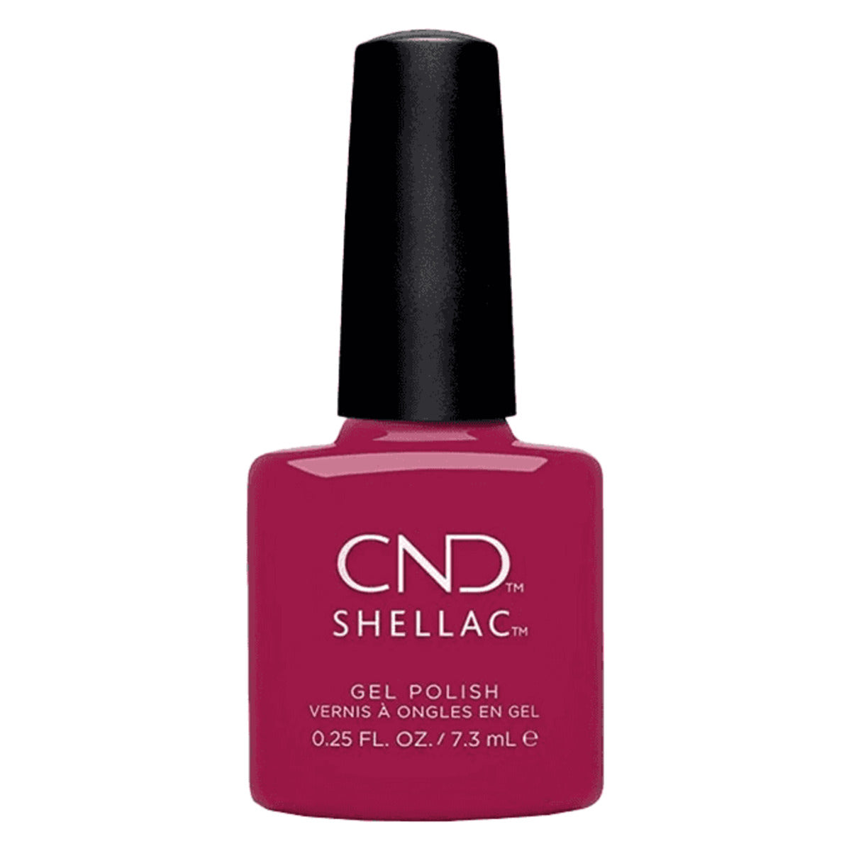 CND SHELLAC™ How Merlot Gel Polish 7.3ml – HEMA & TPO Free bottle on white background