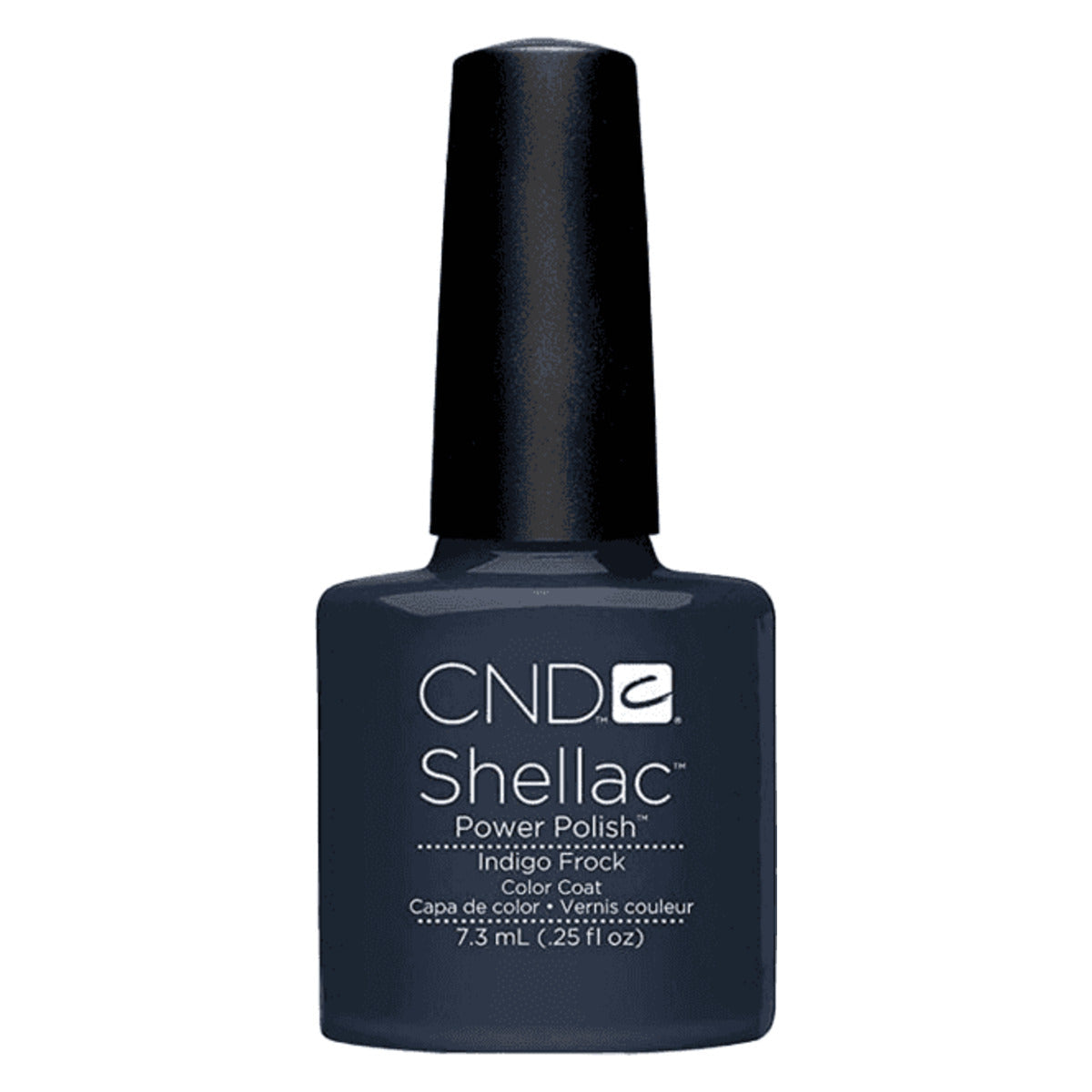 CND SHELLAC™ Indigo Frock Gel Polish 7.3ml – HEMA & TPO Free bottle on white background