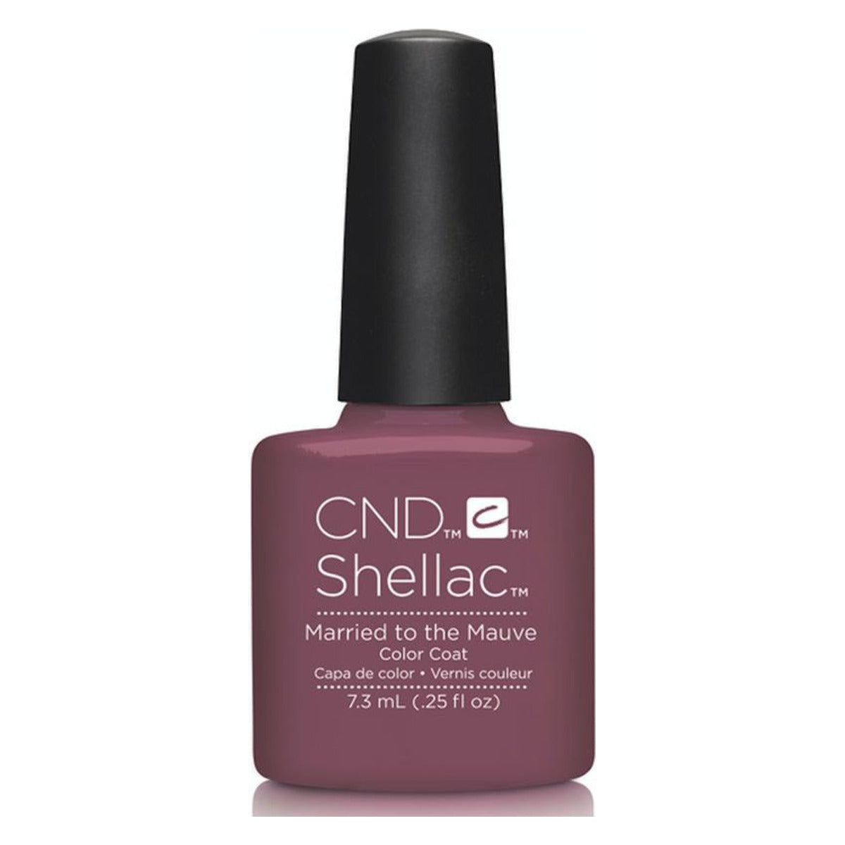 CND SHELLAC™ Married to Mauve Gel Polish 7.3ml – HEMA & TPO Free bottle on white background