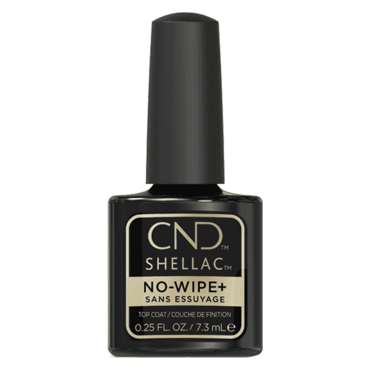CND SHELLAC™ Non Wipe Top Coat 7.3ml – HEMA & TPO Free bottle on white background