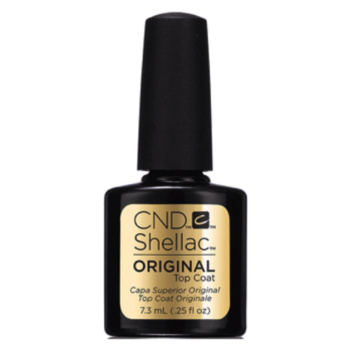 CND SHELLAC™ Original Top Coat 7.3ml – HEMA & TPO Free bottle on white background