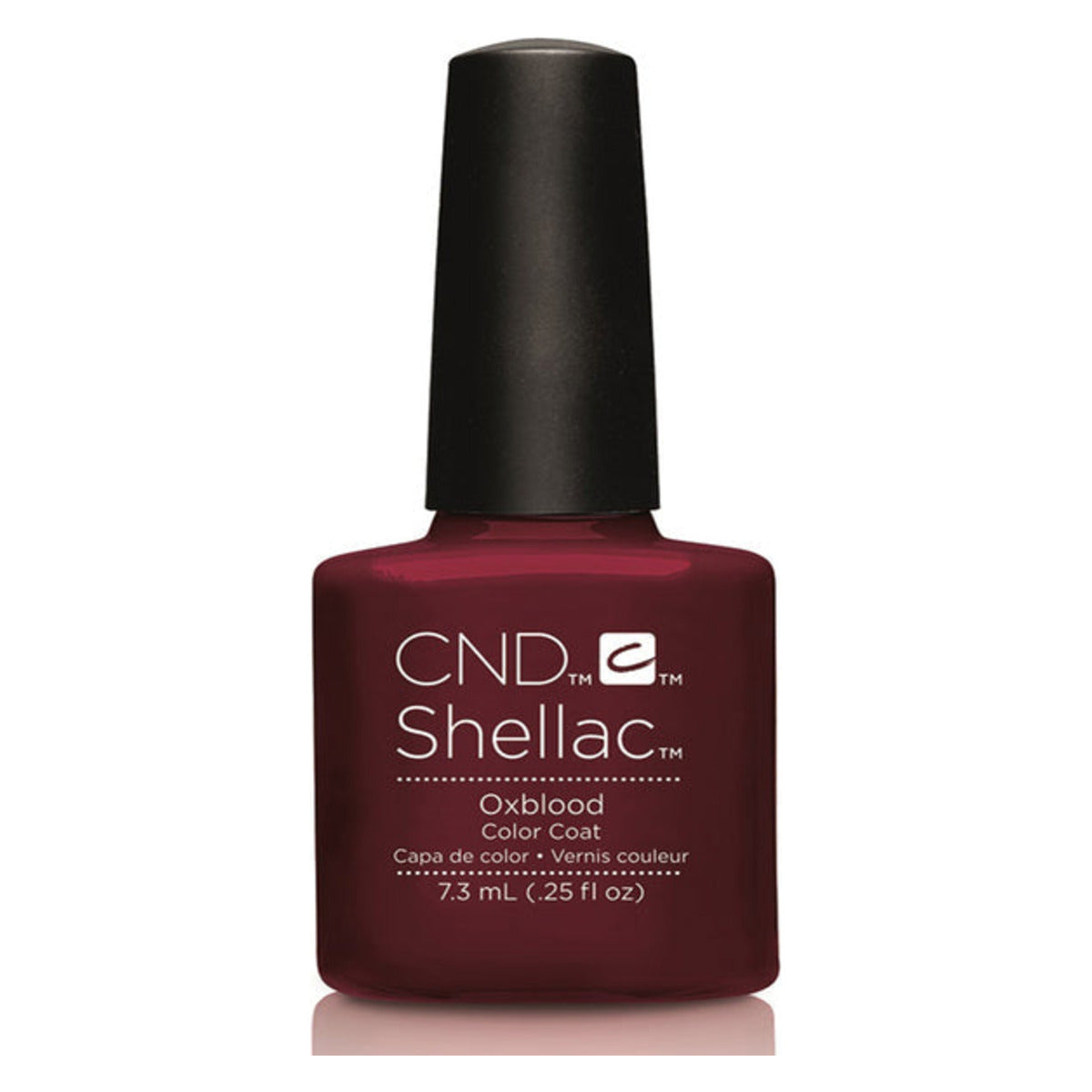 CND SHELLAC™ Oxblood Gel Polish 7.3ml – HEMA & TPO Free bottle on white background