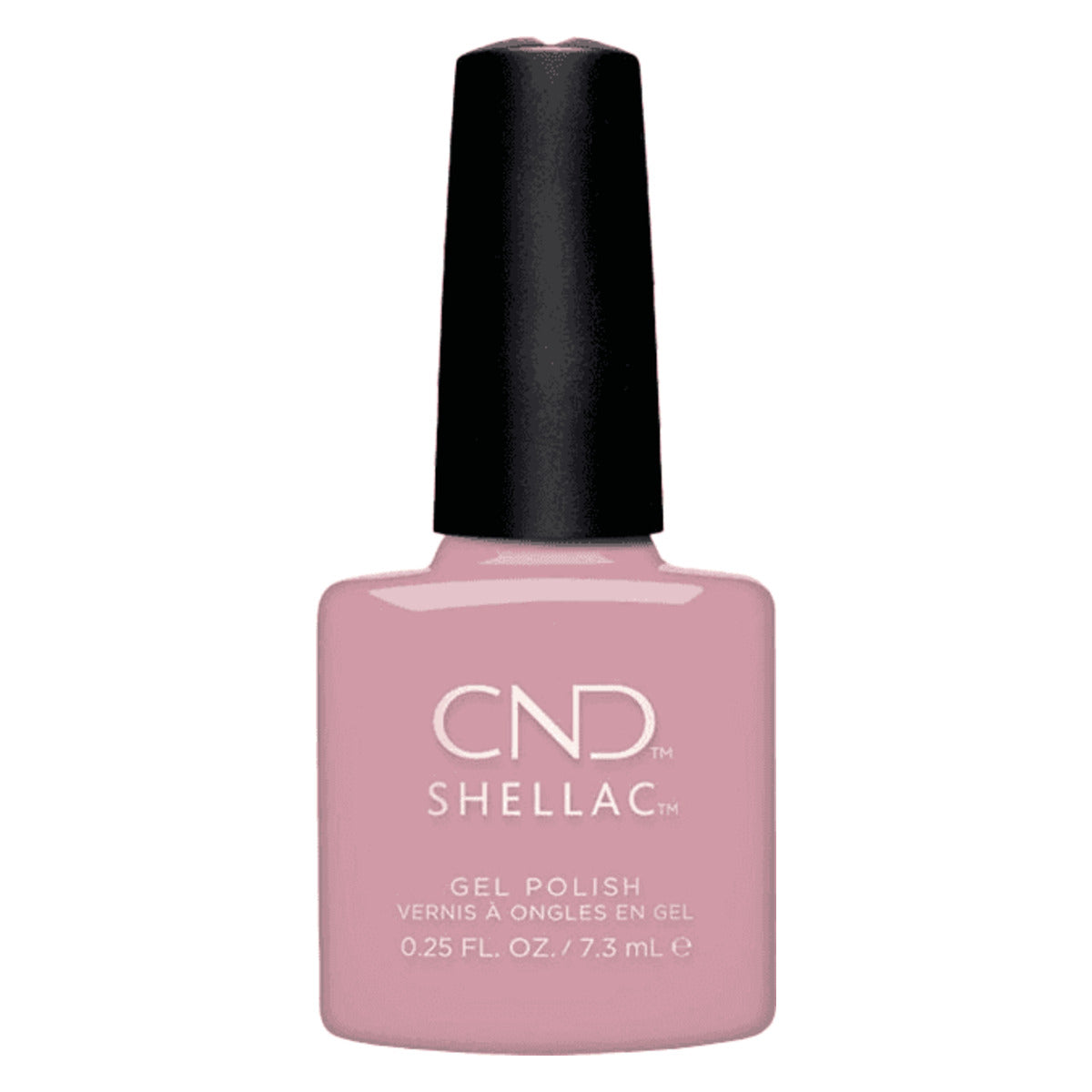 CND SHELLAC™ Pacific Rose Gel Polish 7.3ml bottle on white background