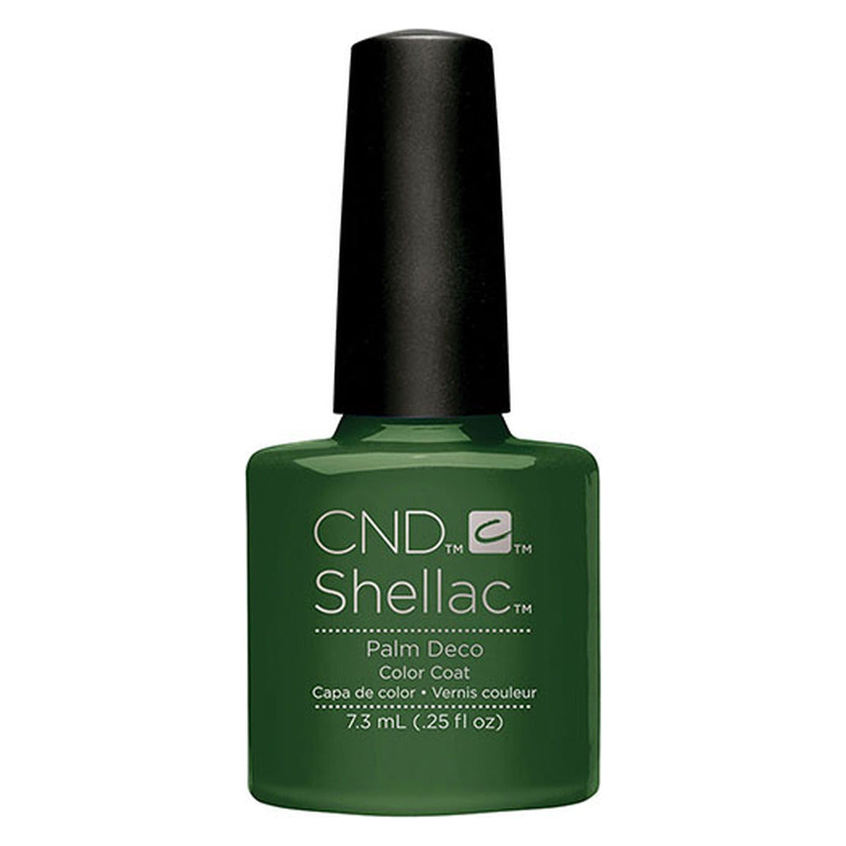 CND SHELLAC™ Palm Deco Gel Polish 7.3ml bottle on white background