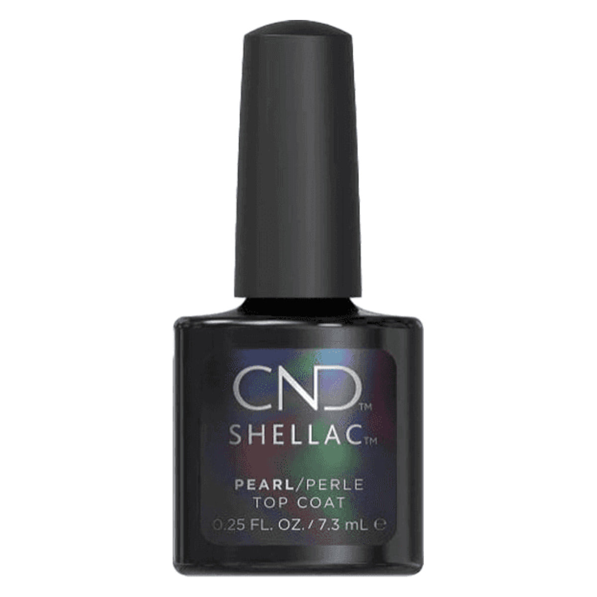 CND SHELLAC™ Pearl Top Coat 7.3ml – HEMA & TPO Free bottle on white background