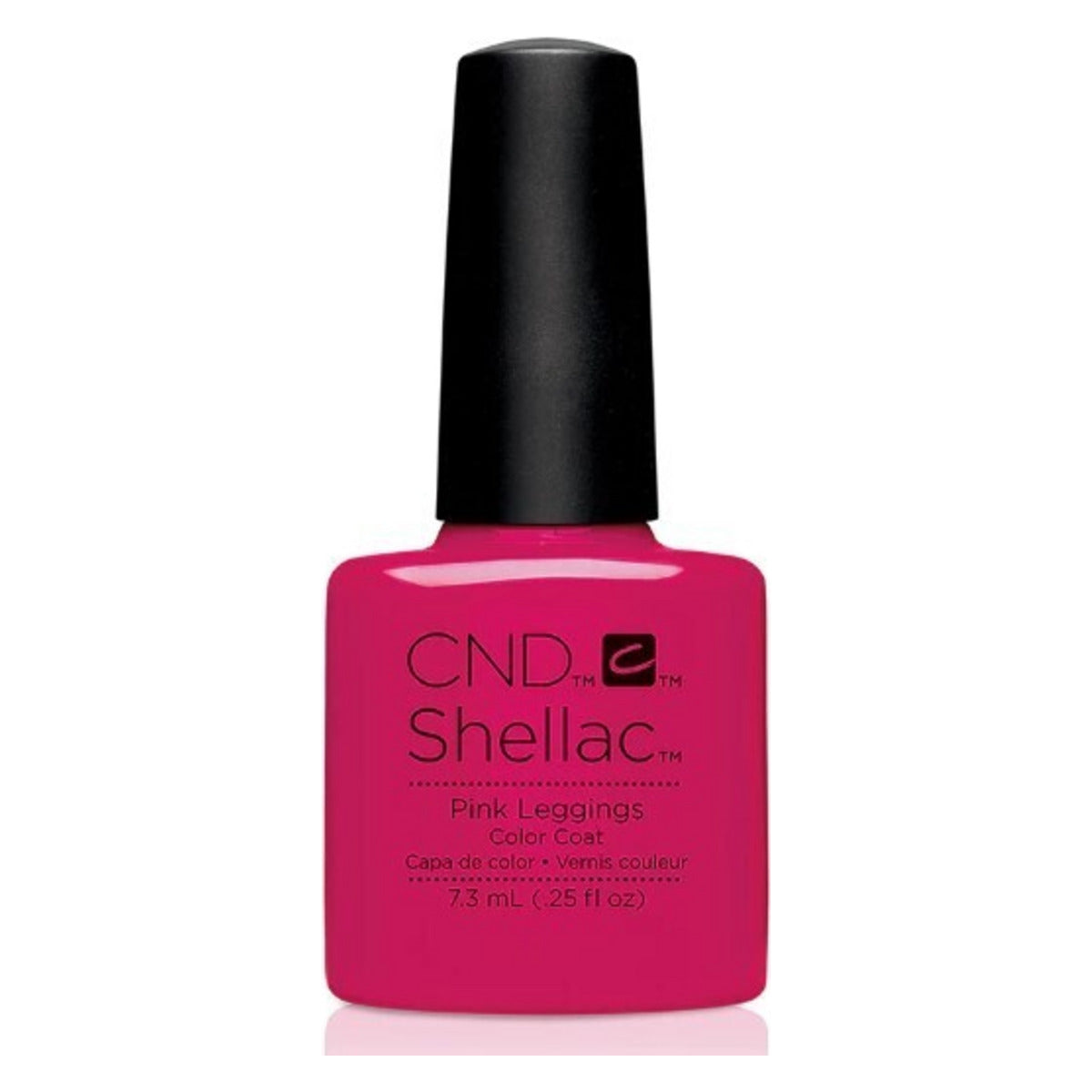 CND SHELLAC™ Pink Leggings Gel Polish 7.3ml bottle on white background
