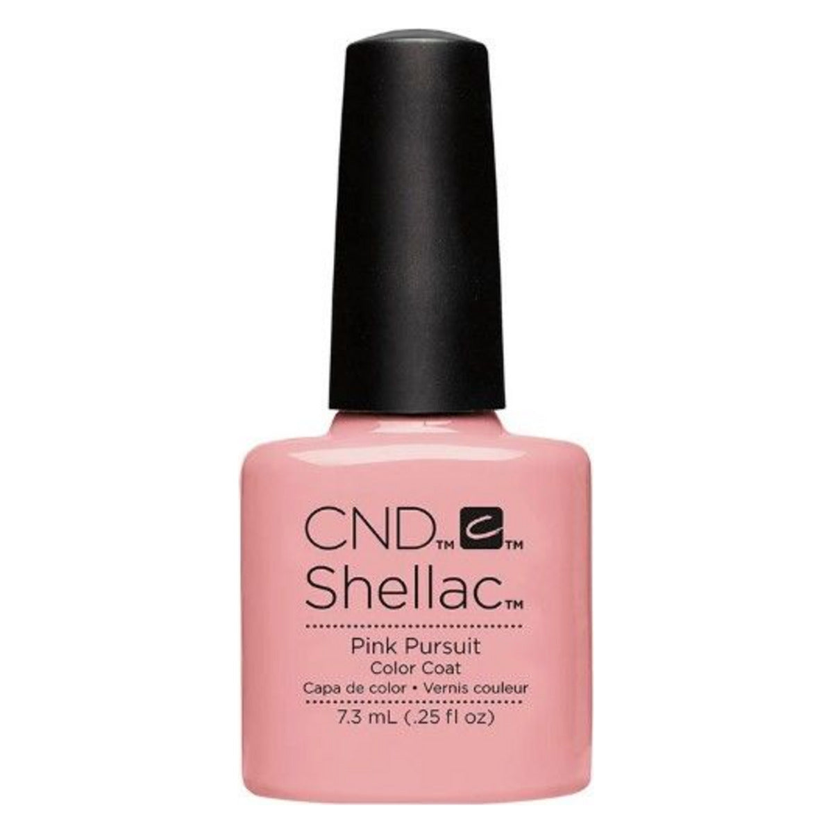 CND SHELLAC™ Pink Pursuit Gel Polish 7.3ml – HEMA & TPO Free bottle on white background