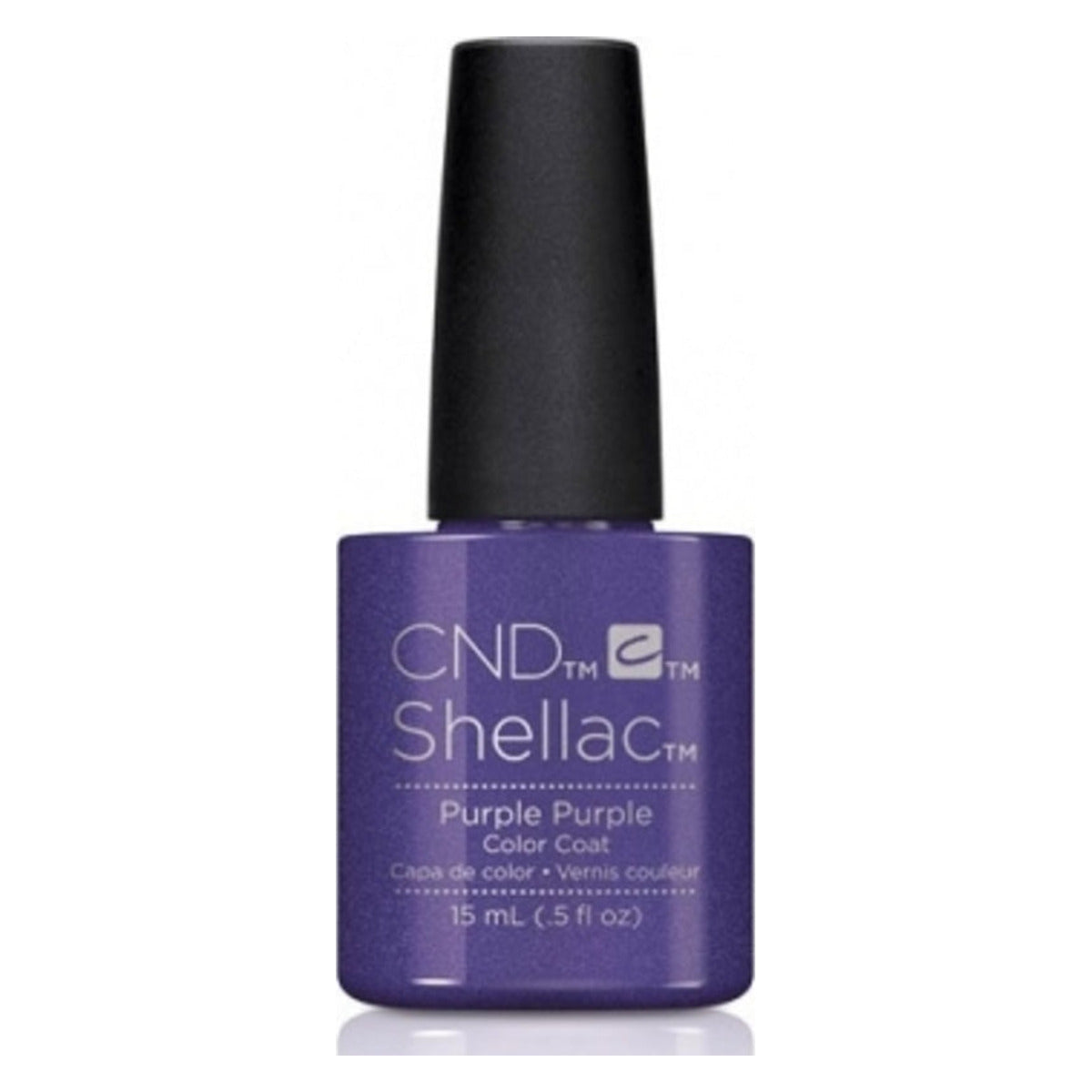 CND SHELLAC™ Purple Purple Gel Polish 15ml bottle on white background