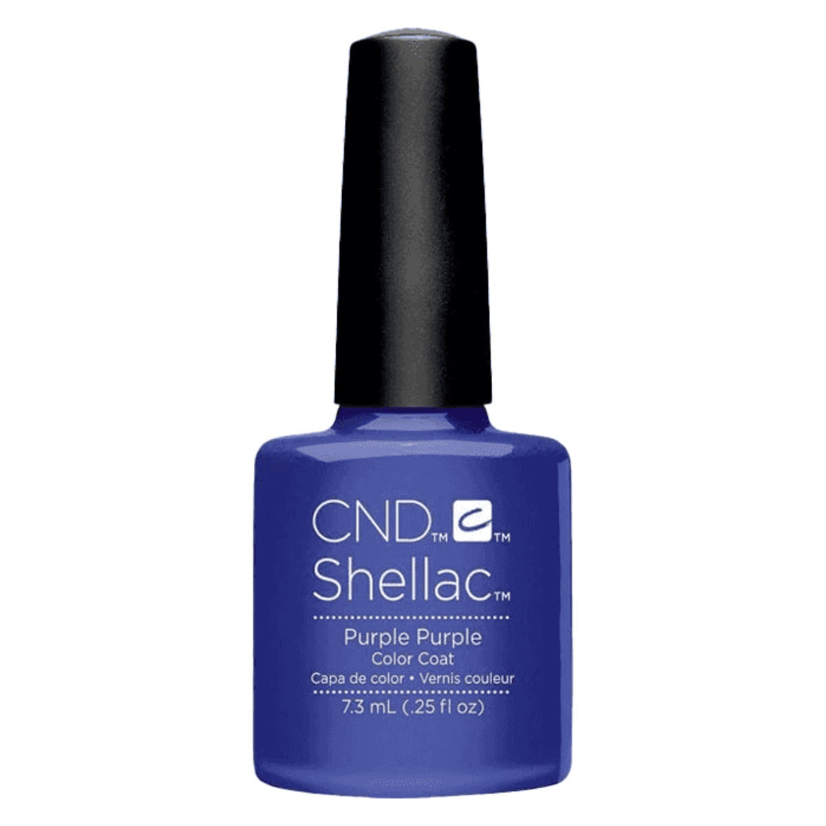CND SHELLAC™ Purple Purple Gel Polish 7.3ml bottle on white background