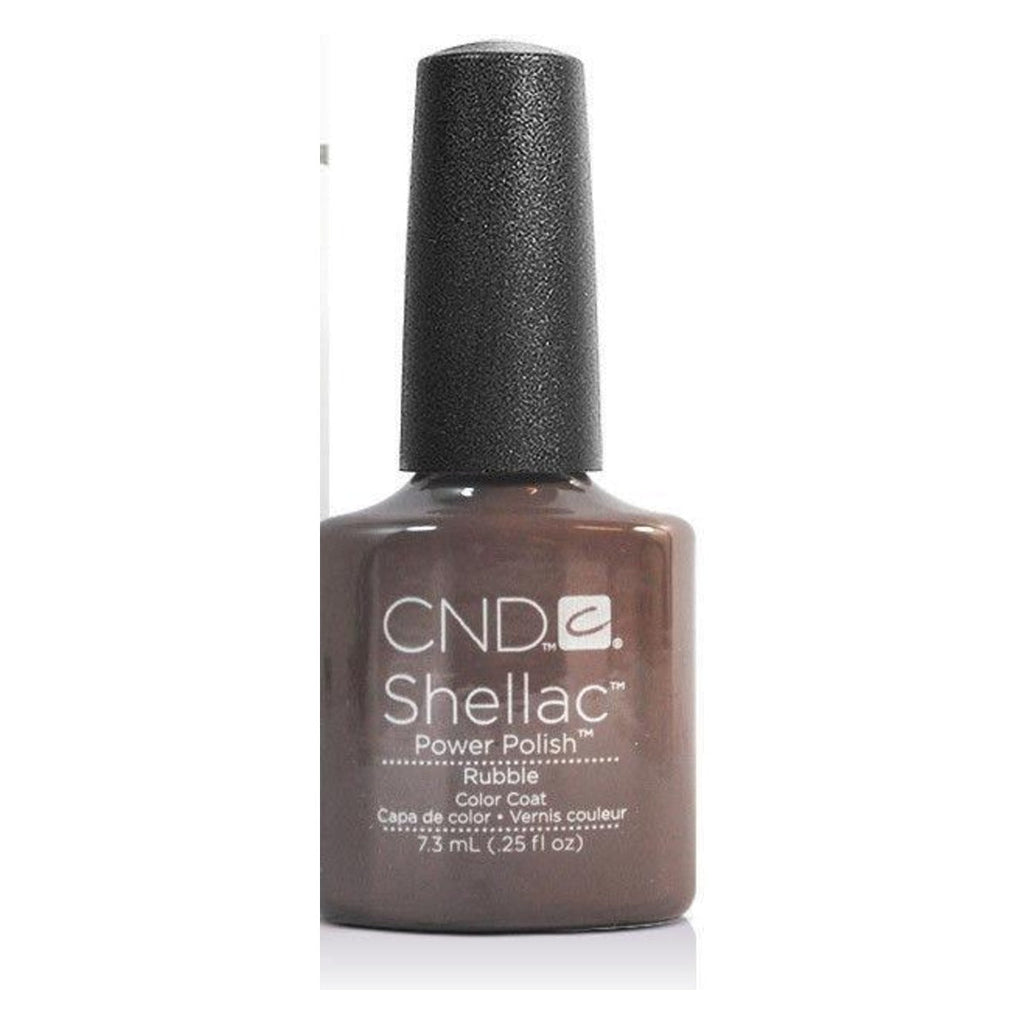 CND SHELLAC™ Rubble Gel Polish 7.3ml bottle on white background
