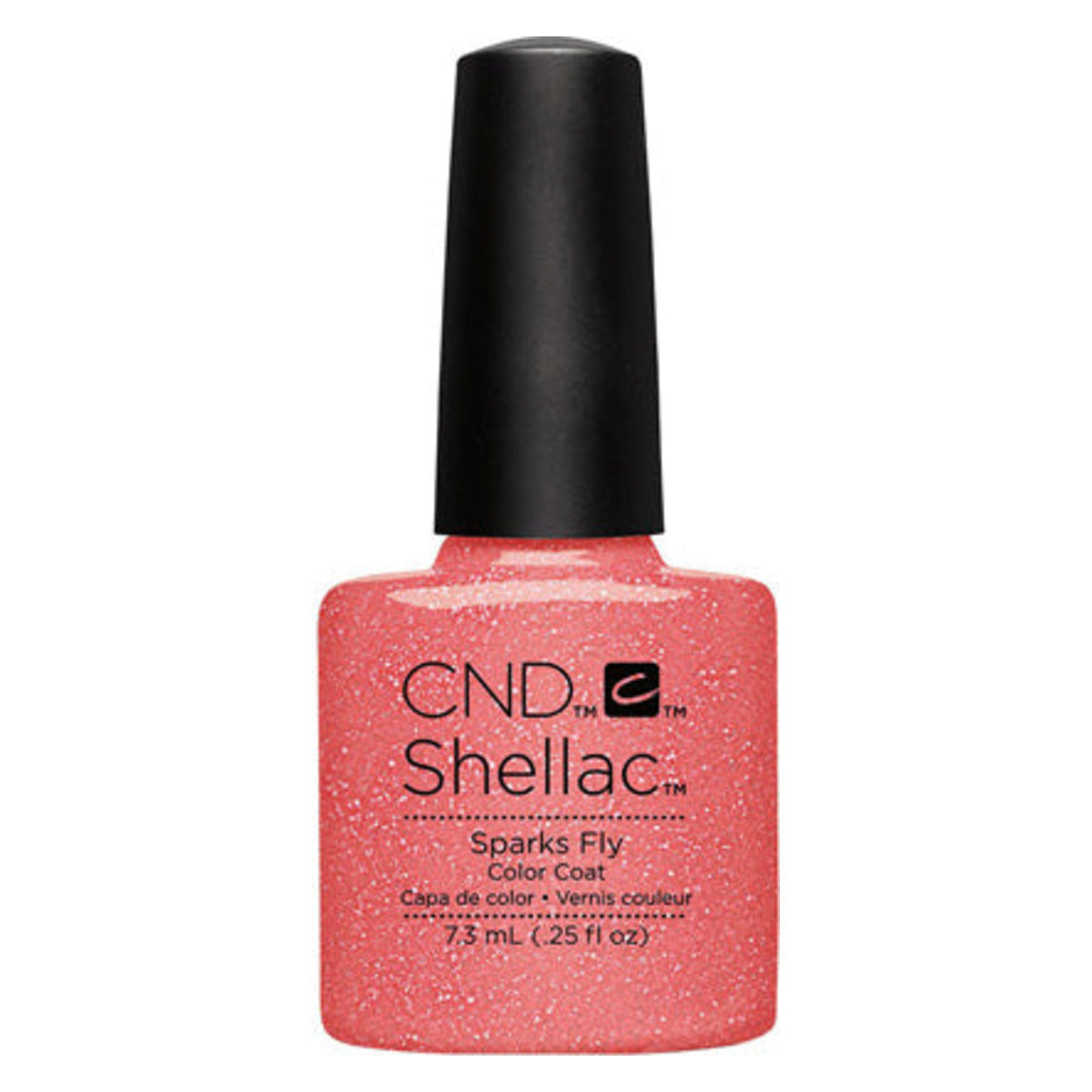 CND SHELLAC™ Sparks Fly Gel Polish 7.3ml – HEMA & TPO Free bottle on white background