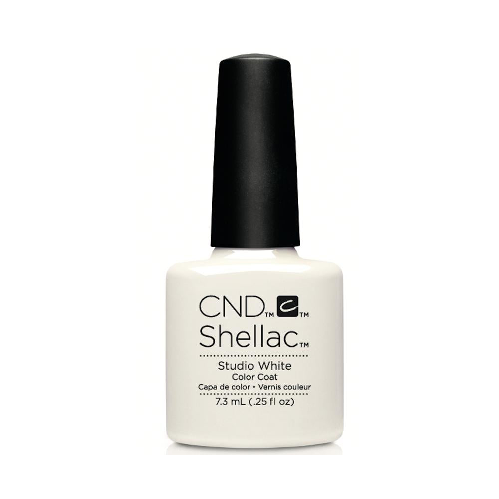CND SHELLAC Studio White 7.3ml bottle