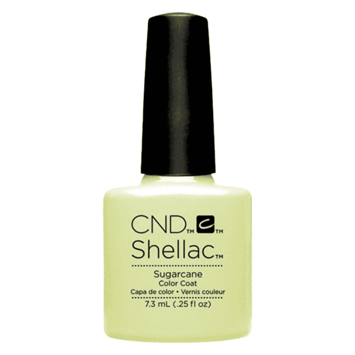 CND SHELLAC™ Sugarcane Gel Polish 7.3ml bottle on white background