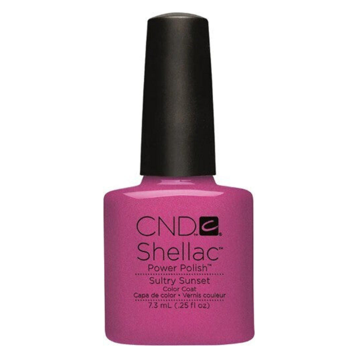 CND SHELLAC™ Sultry Sunset Gel Polish 7.3ml – HEMA & TPO Free bottle on white background
