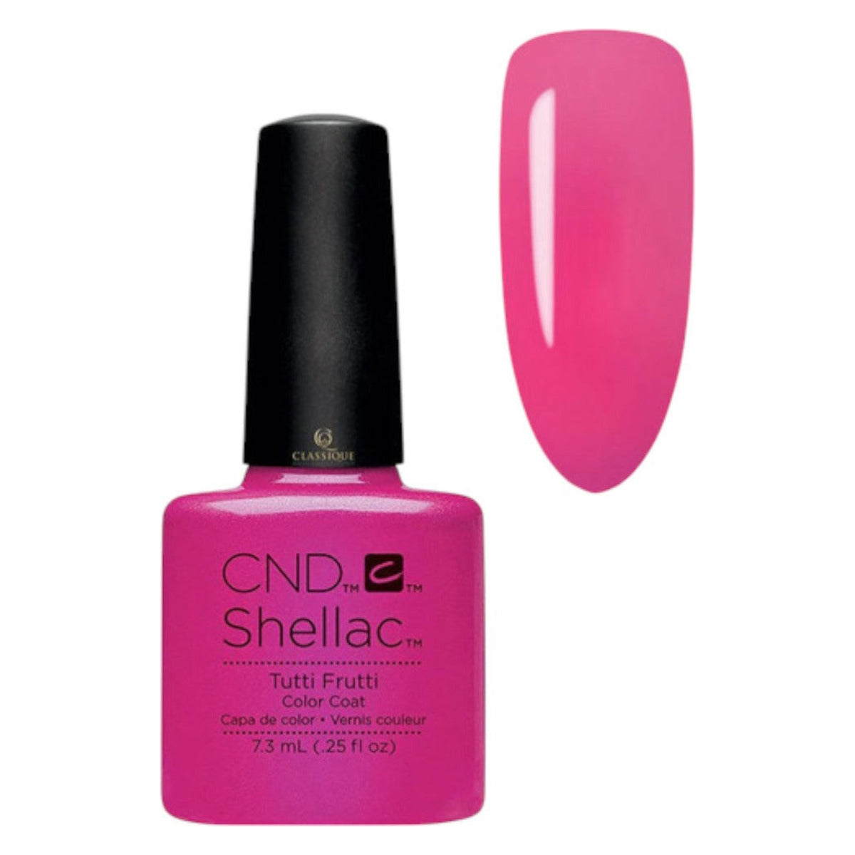 CND SHELLAC™ Tutti Frutti Gel Polish 7.3ml – HEMA & TPO Free bottle on white background