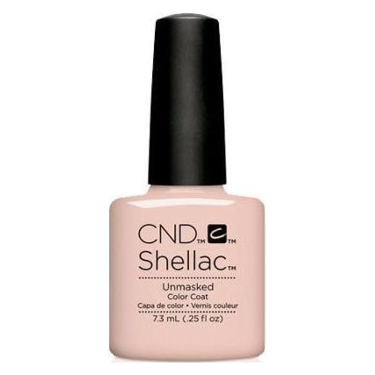 CND SHELLAC™ Unmasked Gel Polish 7.3ml bottle on white background