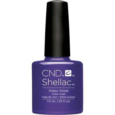 CND SHELLAC Video Violet 7.3ml bottle