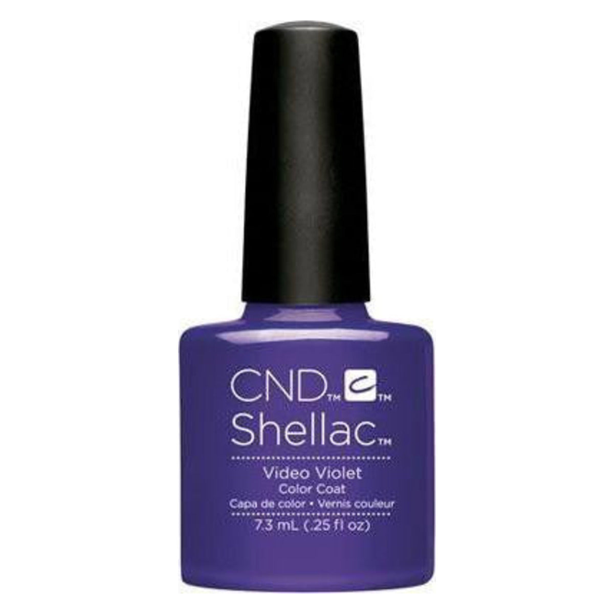 CND SHELLAC™ Video Violet Gel Polish 7.3ml bottle on white background