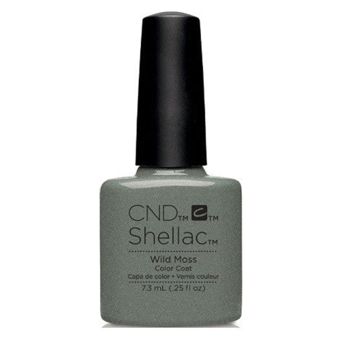 CND SHELLAC™ Wild Moss Gel Polish 7.3ml bottle on white background