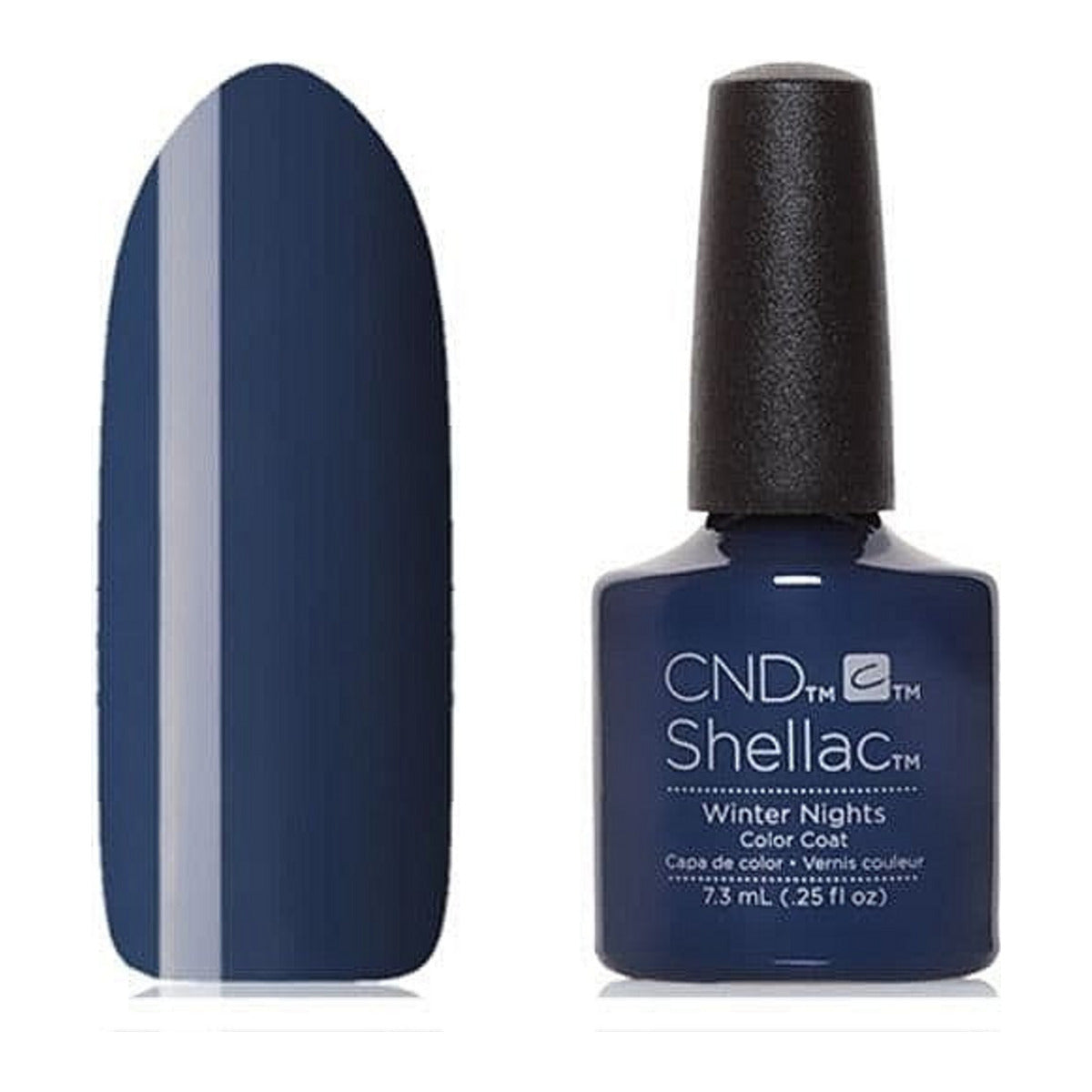 CND SHELLAC™ Winter Nights Gel Polish 7.3ml bottle on white background