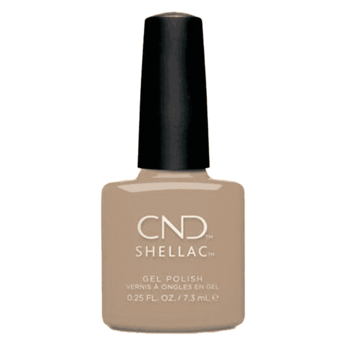 CND SHELLAC™ Wrapped in Linen Gel Polish 7.3ml bottle on white background