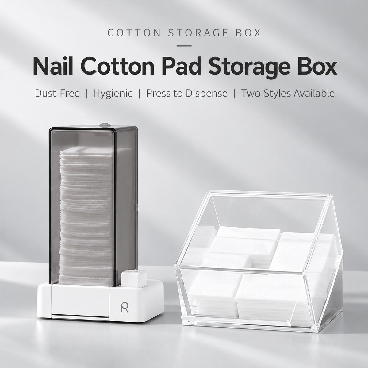 MR NAIL Cotton Pad Storage Box