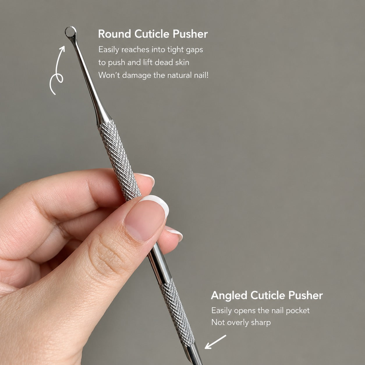 Cuticle Pusher Double Head