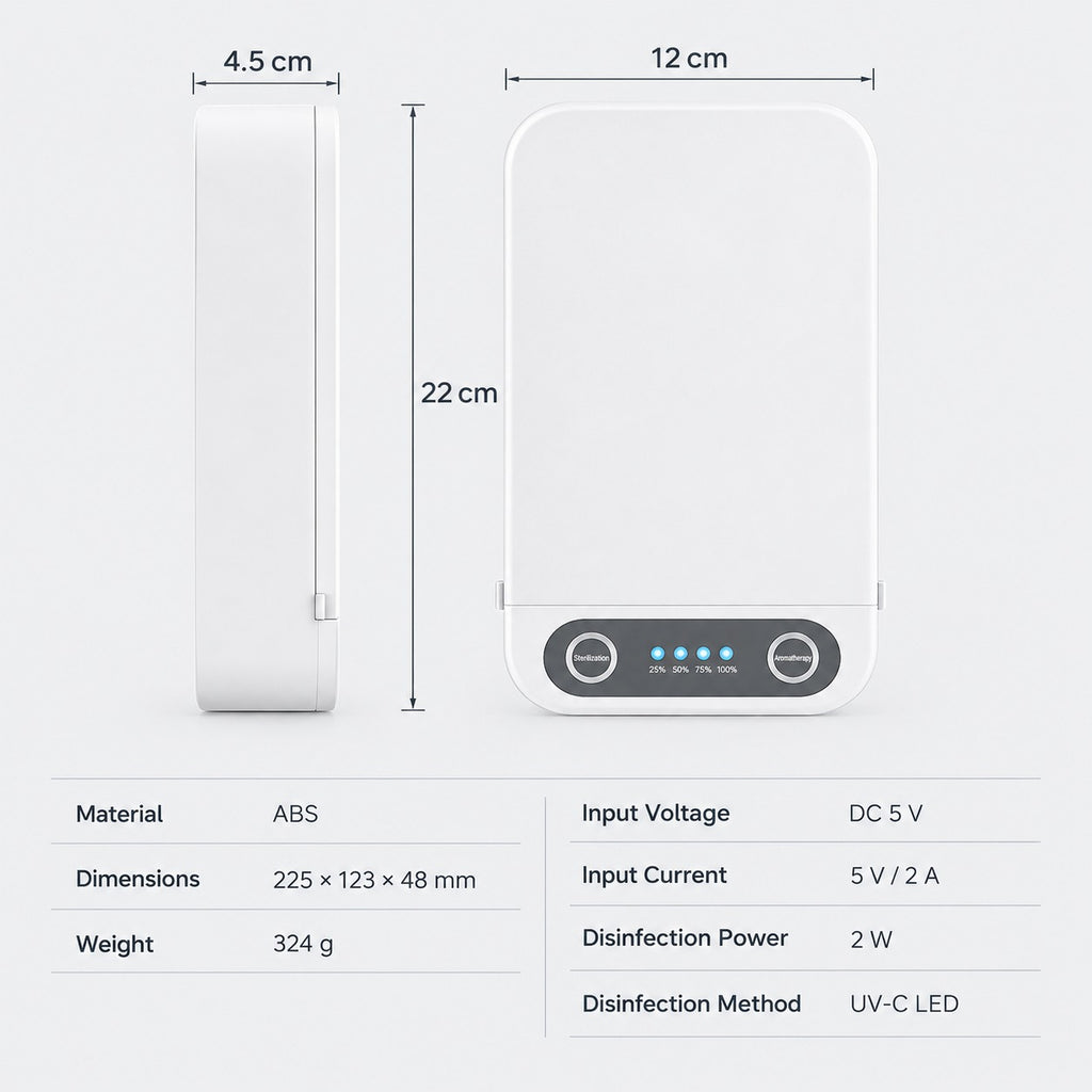 UV Disinfection & Sanitising Case – Nail, Beauty & Salon Tool Cleaner