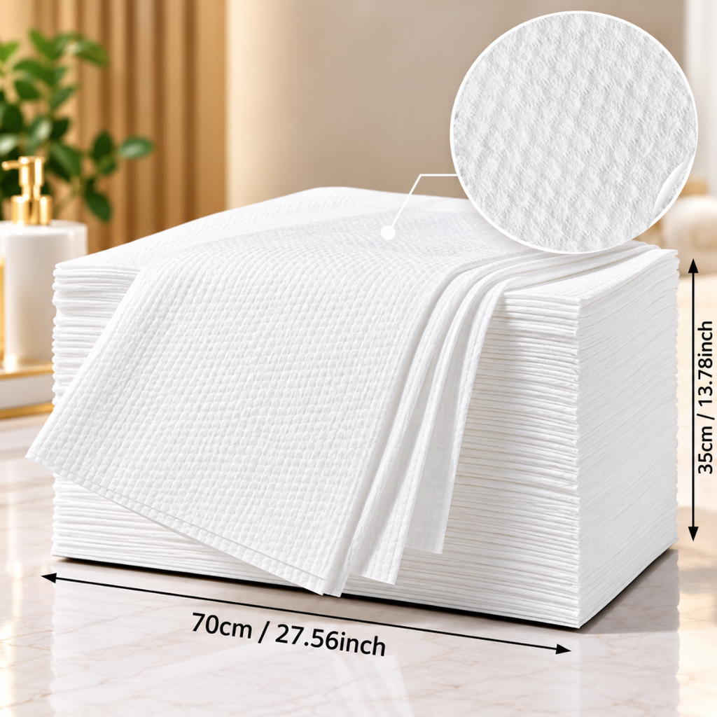 Biodegradable Disposable Salon Towels – 70 x 35cm | Hair, Nails & Pedicure