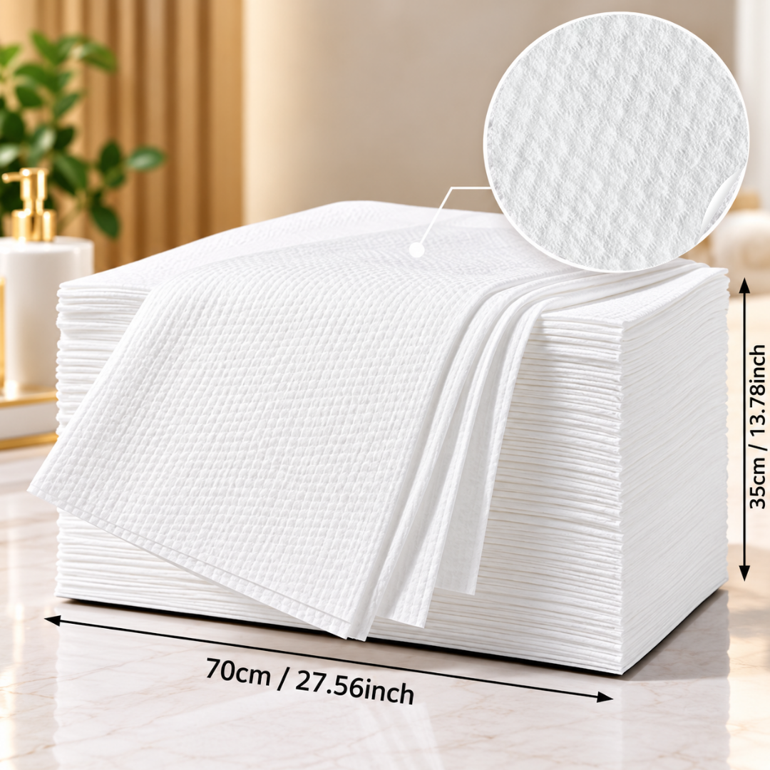 Biodegradable Disposable Salon Towels – 70 x 35cm | Hair, Nails & Pedicure