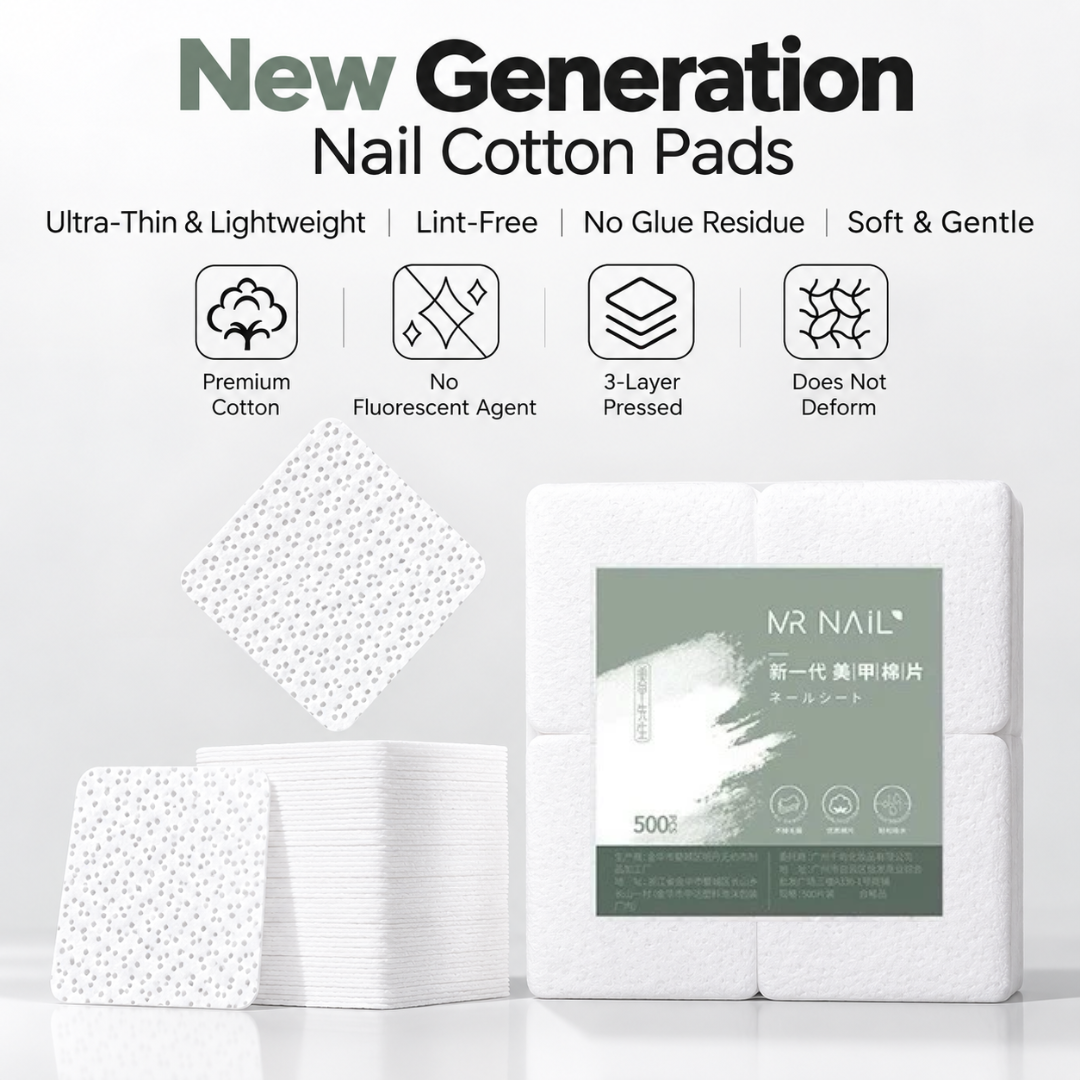 MR NAIL 3-Layer Lint-Free Nail Wipes – 500pcs