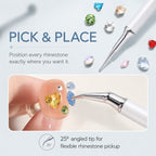 Dual-Ended Rhinestone Picker and Precision Nail Art Tool