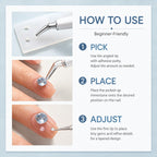 Dual-Ended Rhinestone Picker and Precision Nail Art Tool