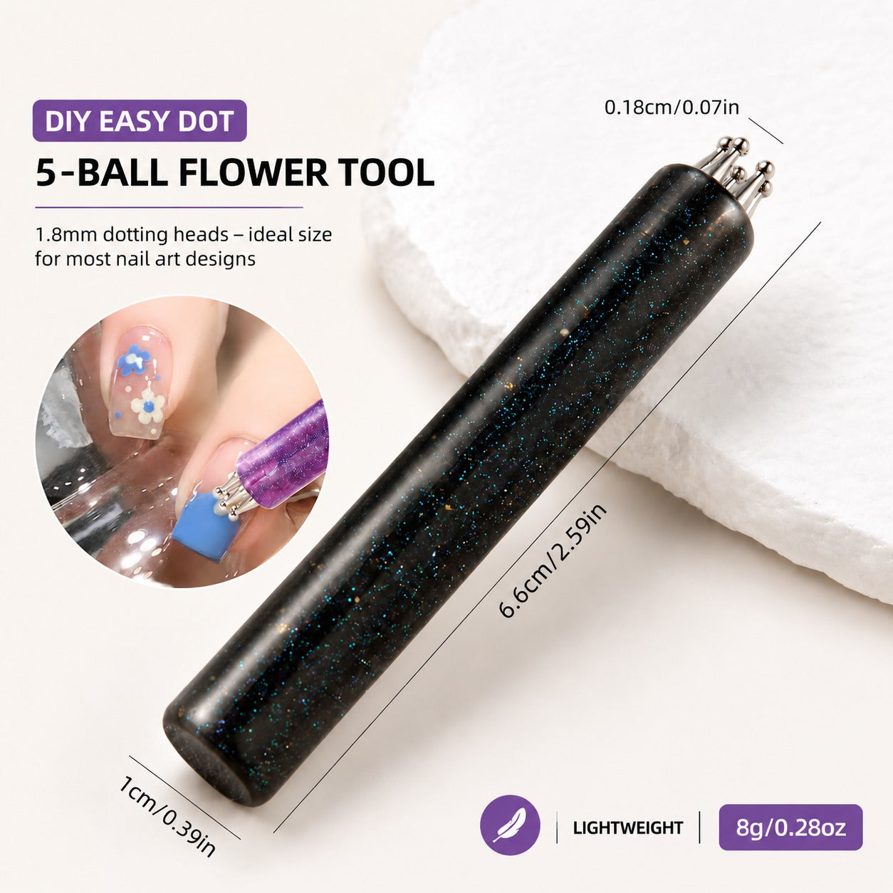 5-Petal Flower Dotting Tool