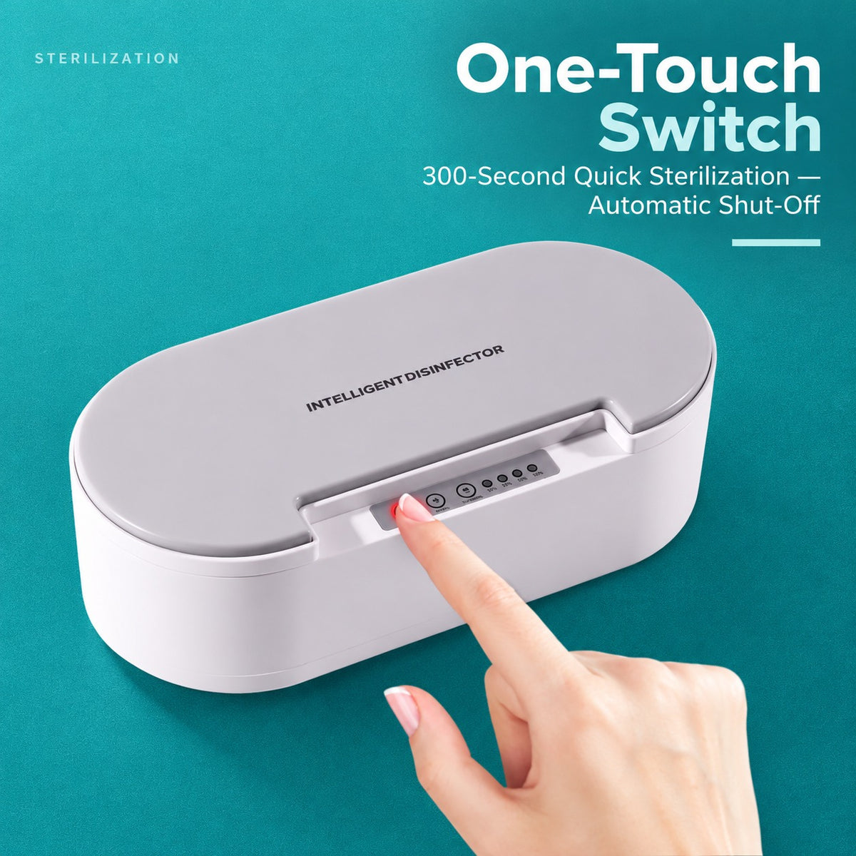 Rechargeable Intelligent UV Disinfector for Nail & Beauty Tools