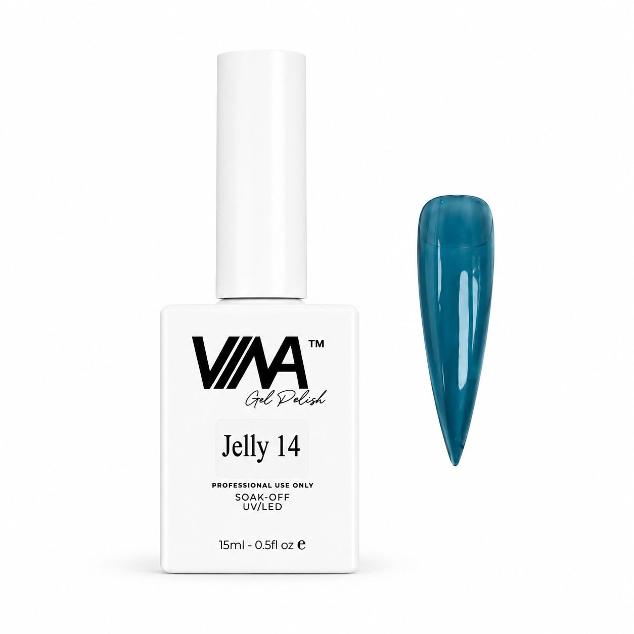 VINA Gel Polish Jelly Limited Collection 15ml HEMA & TPO Free