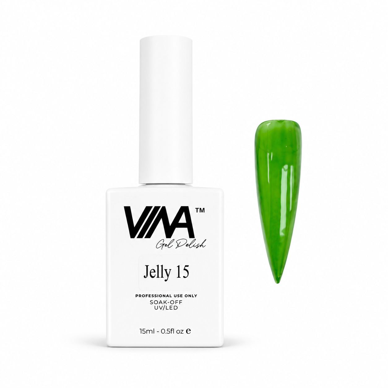 VINA Gel Polish Jelly Limited Collection 15ml HEMA & TPO Free