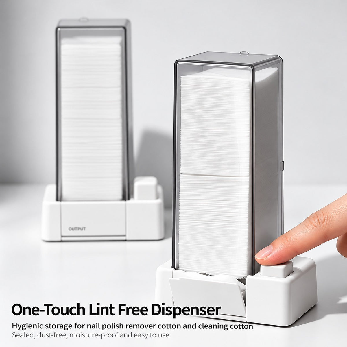 MR NAIL Cotton Pad Storage Box