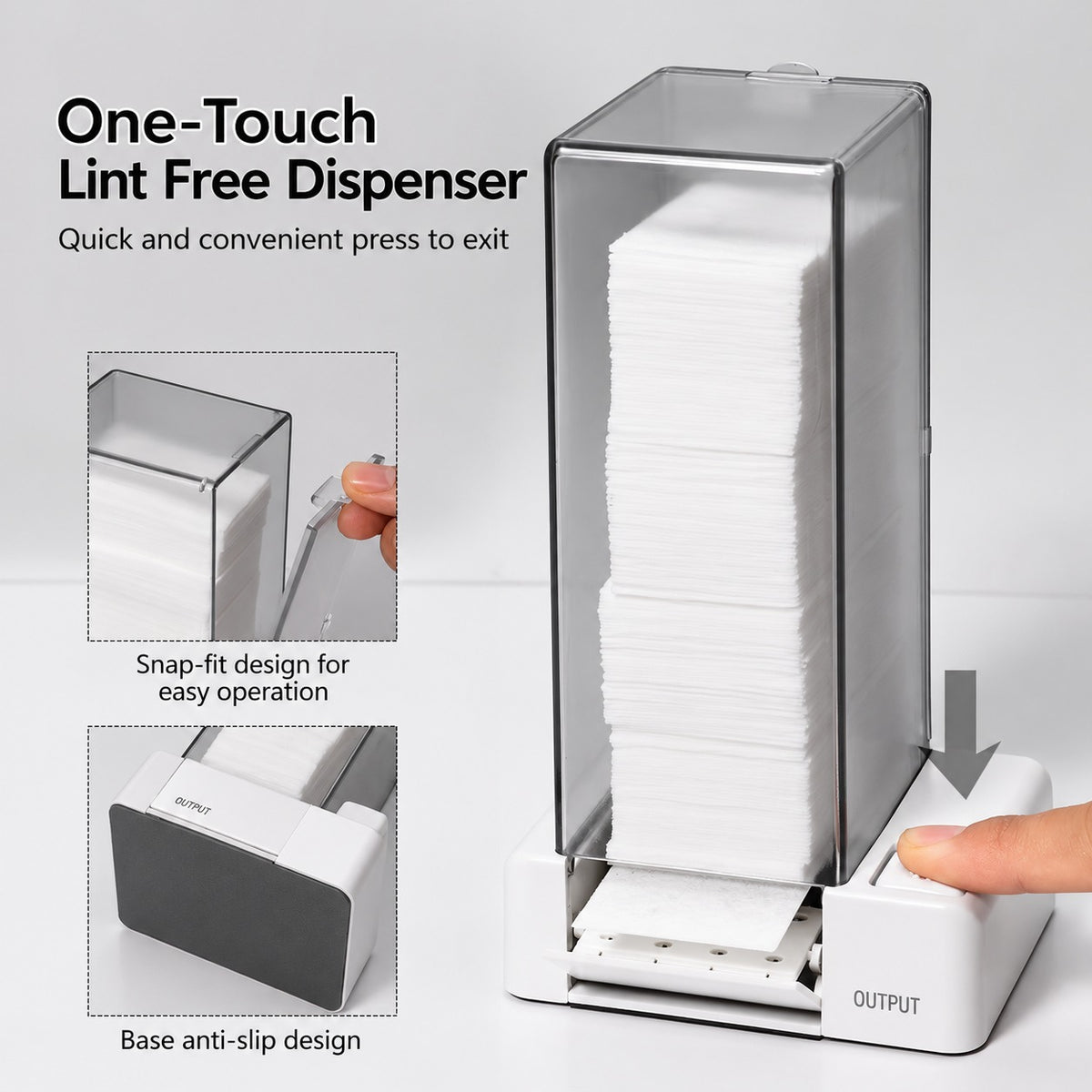 MR NAIL Cotton Pad Storage Box