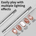 Double-Ended Cat Eye Nail Magnet Wand with Steel Ball - Strong