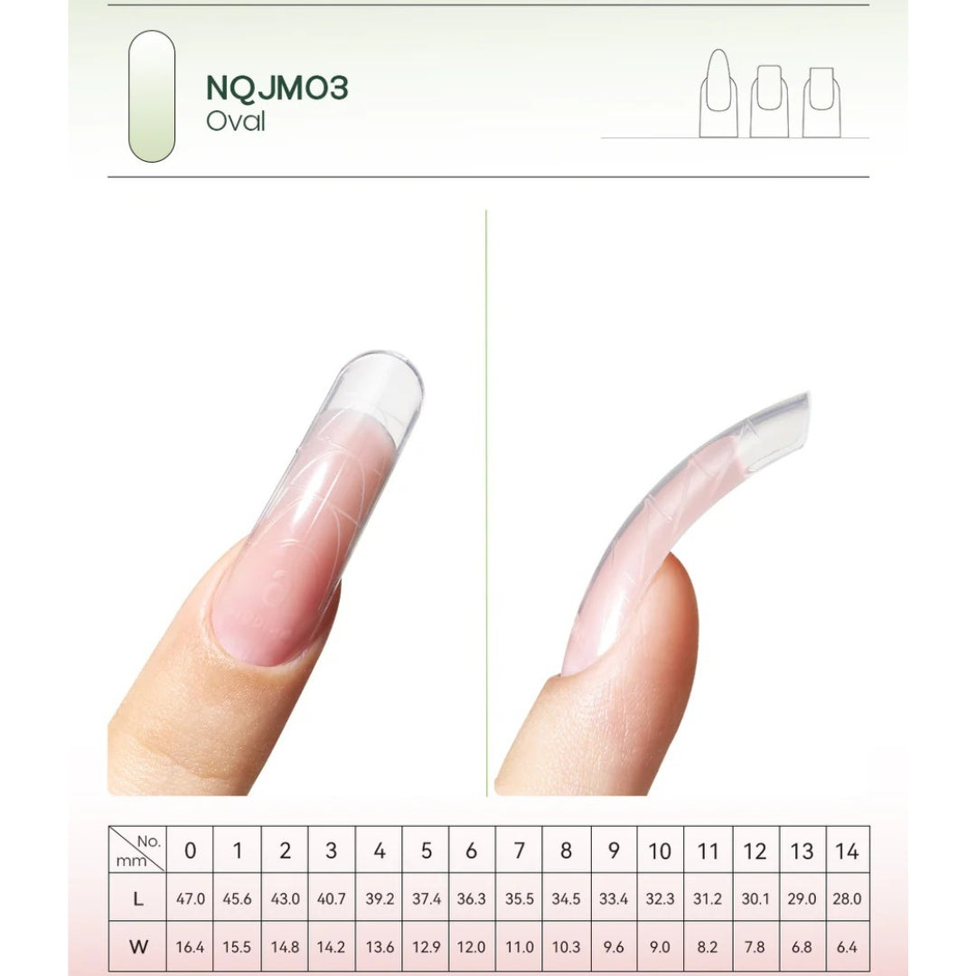 MODING Bio-Embed Nail Extension Dual-Form Tip Box (150pcs)