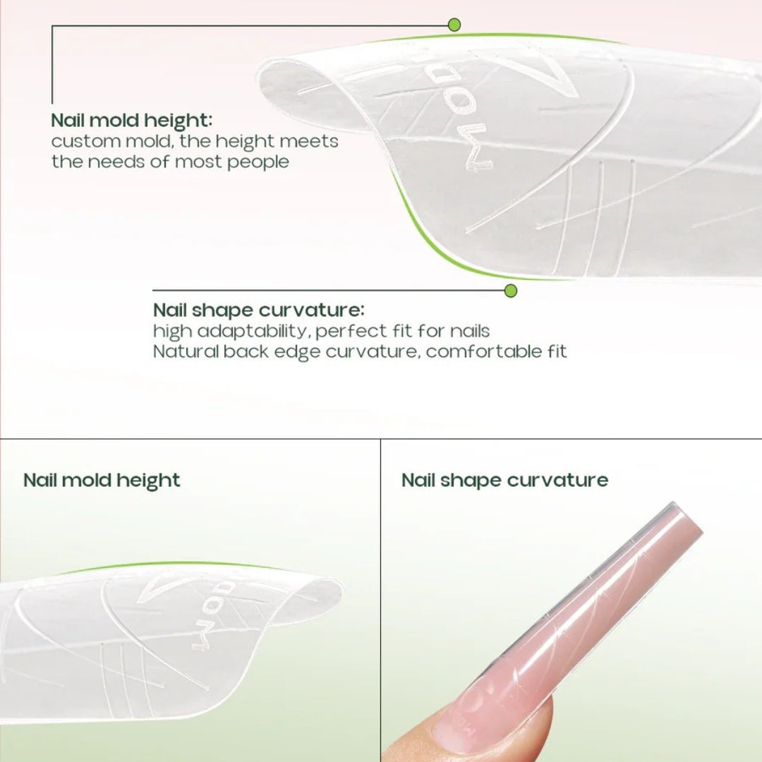 MODING Bio-Embed Nail Extension Dual-Form Tip Box (150pcs)