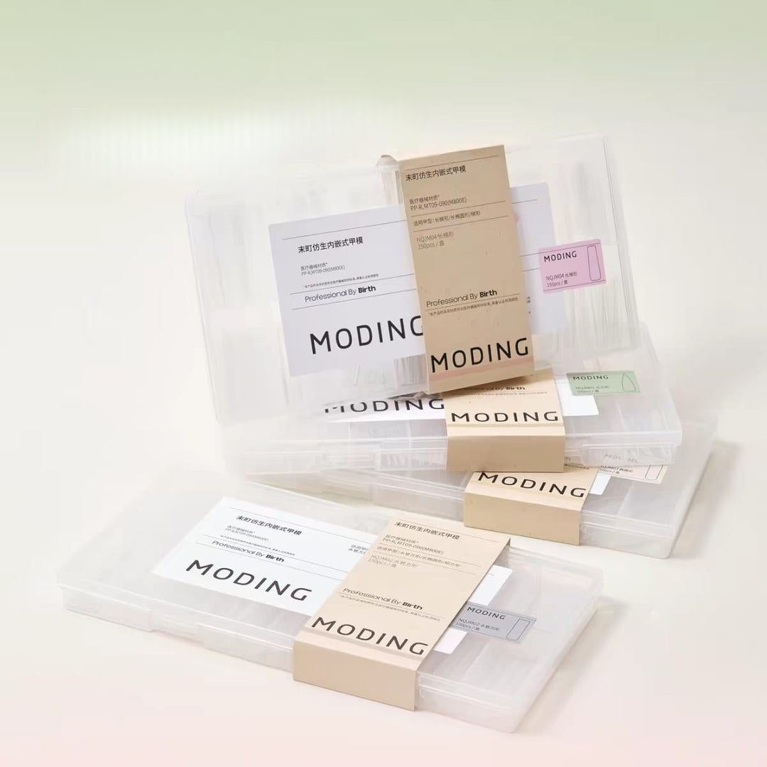 MODING Bio-Embed Nail Extension Dual-Form Tip Box (150pcs)