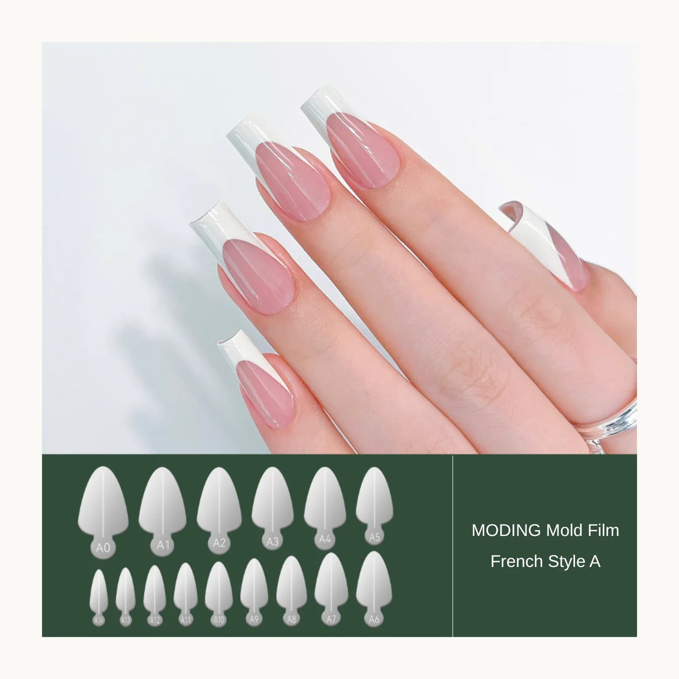 MODING Dual-Form Nail Soft Silicone Stencil