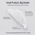 MR NAIL Clear Matte Press On Pedicure Toenail Tips - 11 size (60pcs)