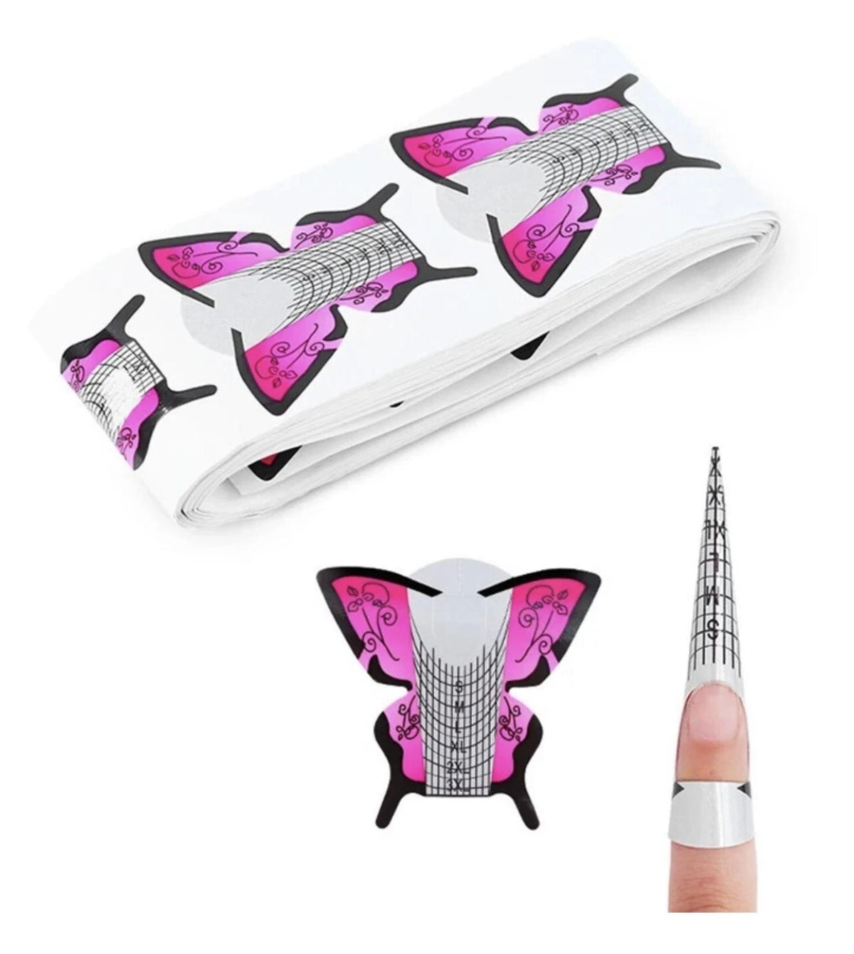 Nail Forms #1 - Round Tip