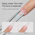 MR NAIL Anti Rust Nail Sculpting Clamp – Long Pointed Tip for Building & Extending Nails